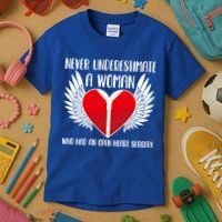 Never Underestimate A Who Had An Open Heart Surgery Gift Kids T-Shirt thumb 3