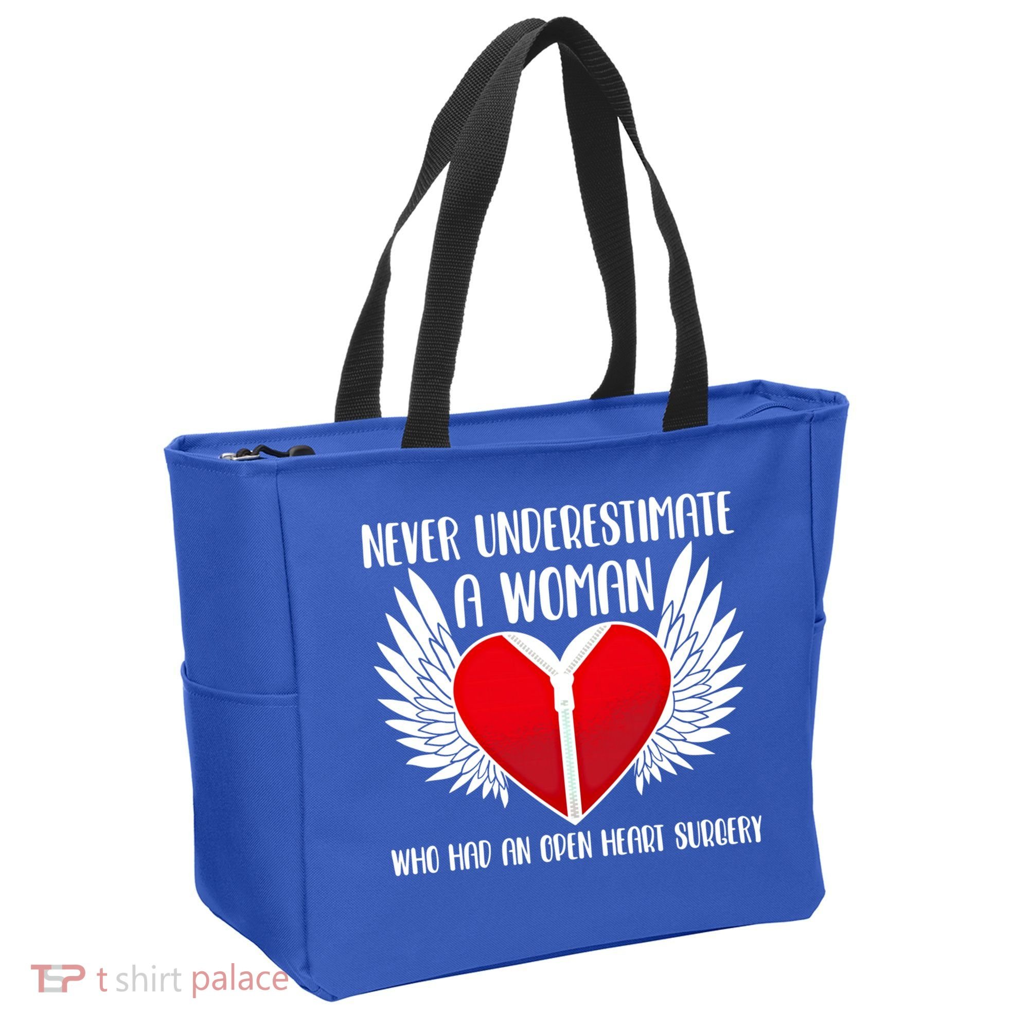 Never Underestimate A Who Had An Open Heart Surgery Gift Tote Bag
