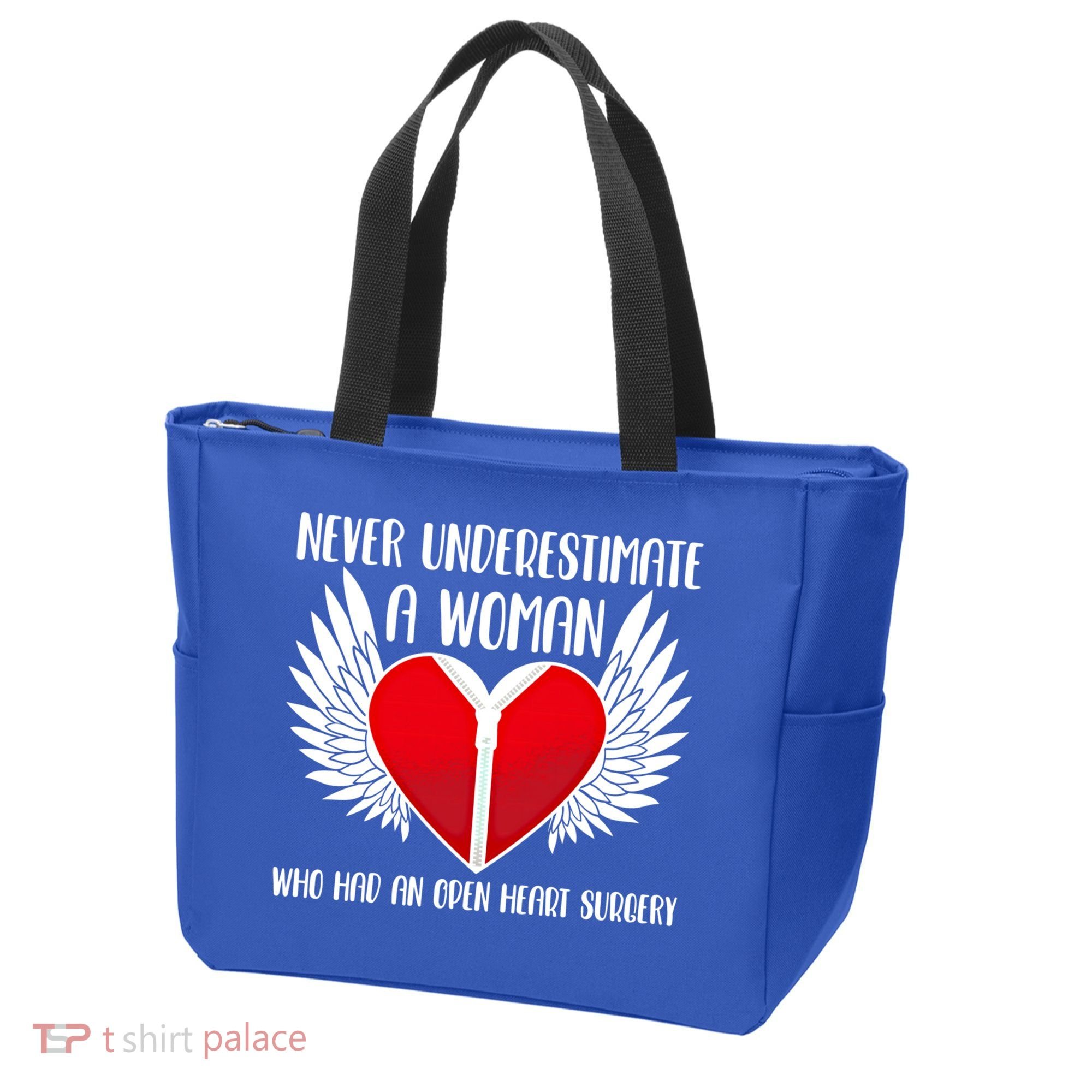 Never Underestimate A Who Had An Open Heart Surgery Gift Tote Bag