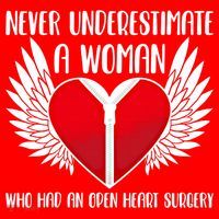 Never Underestimate A Who Had An Open Heart Surgery Gift Santa Hat thumb 1