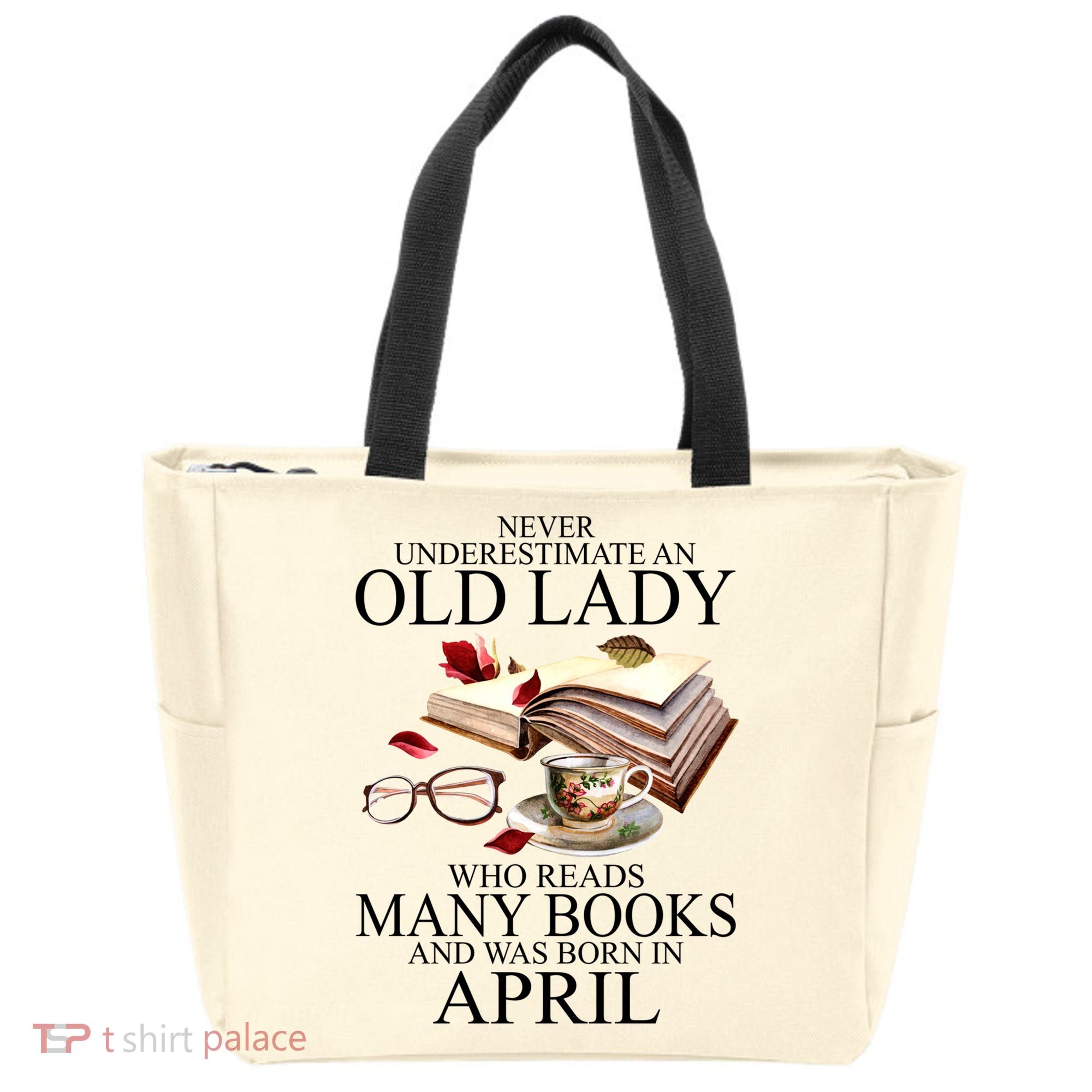 Never Underestimate An Old Lady Who Reads Many Books Gift Tote Bag