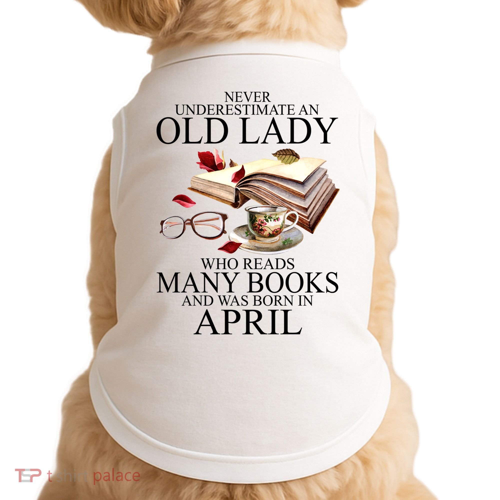 Never Underestimate An Old Lady Who Reads Many Books Gift Doggie Tank
