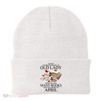 Never Underestimate An Old Lady Who Reads Many Books Gift Beanie thumb 0