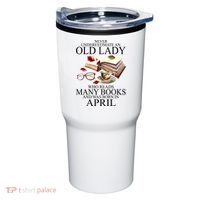 Never Underestimate An Old Lady Who Reads Many Books Gift Tumbler thumb 0