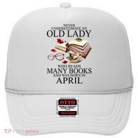 Never Underestimate An Old Lady Who Reads Many Books Gift Hat thumb 0