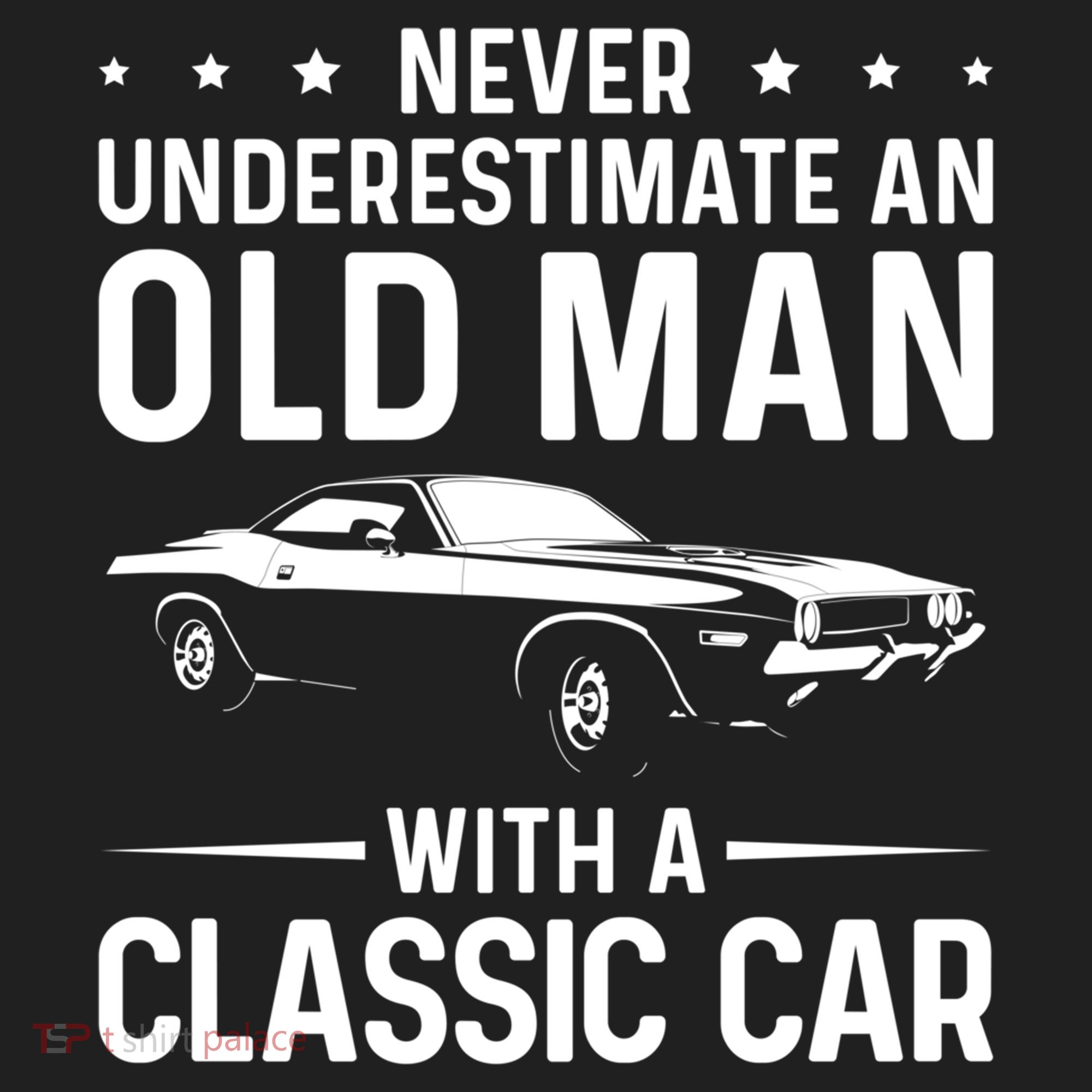 Never Underestimate An Old With A Classic Muscle Car Gift Beanie