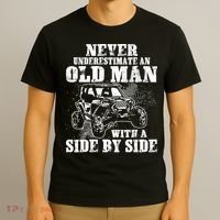 Never Underestimate An Old Man Funny T-Shirt thumb 3
