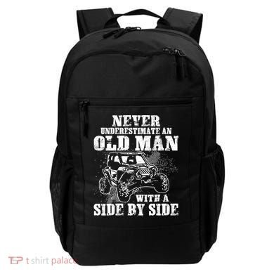 Never Underestimate An Old Man Funny Backpack