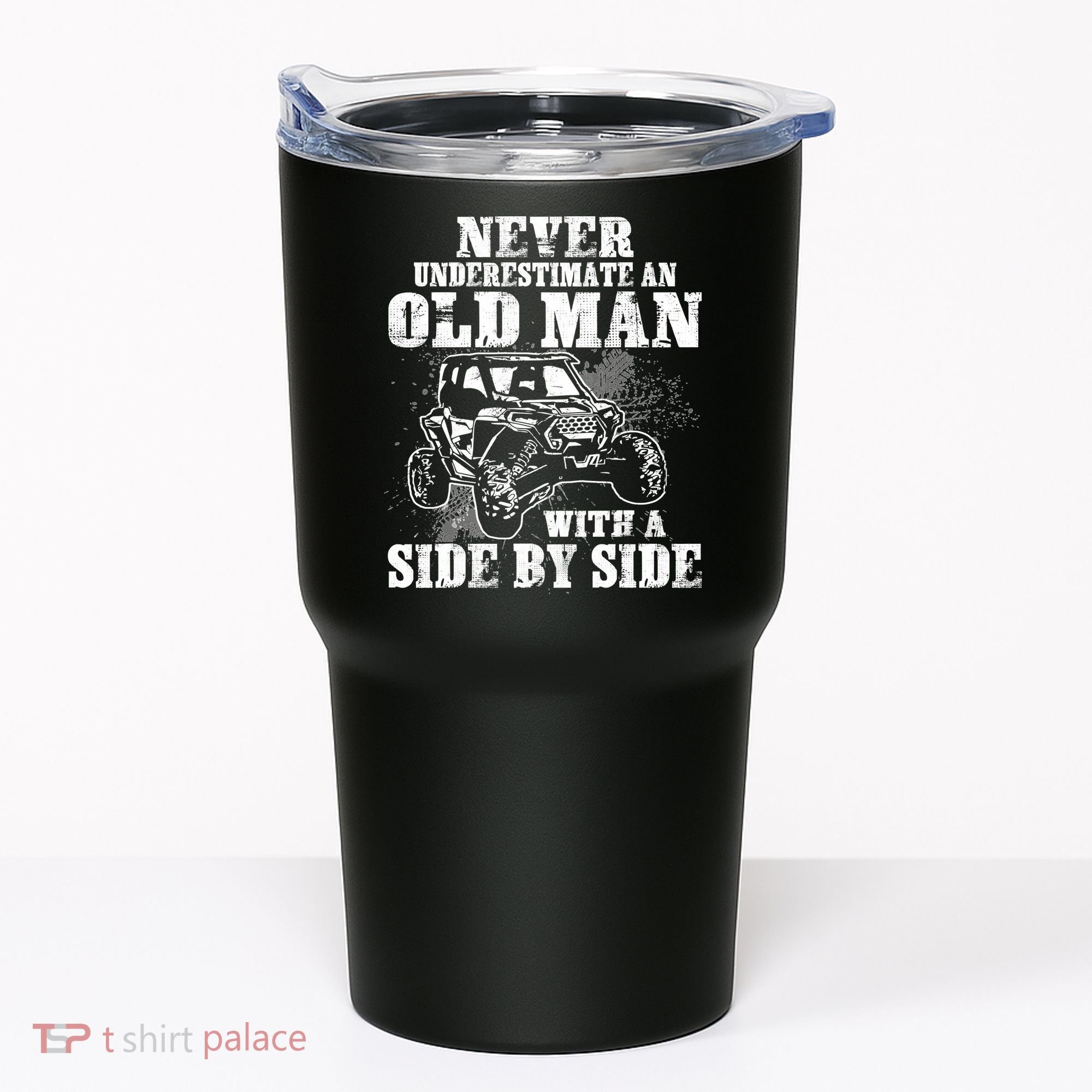 Never Underestimate An Old Man Funny Tumbler