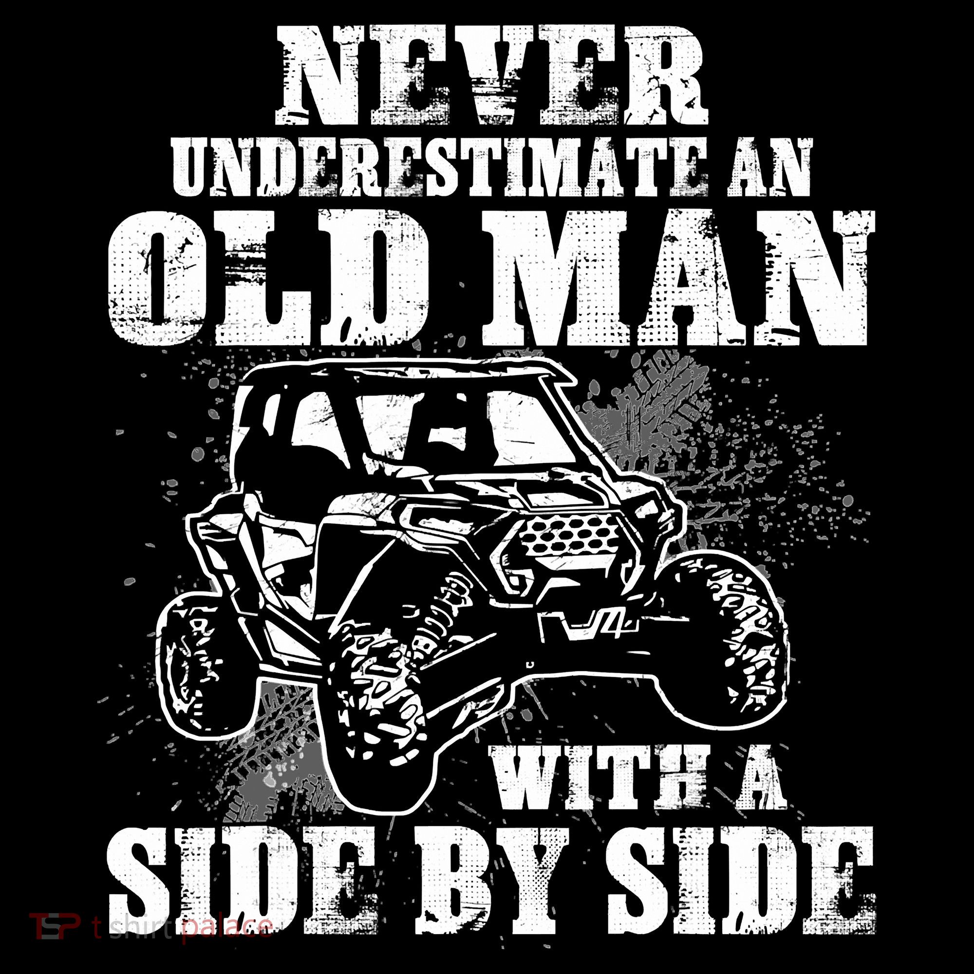 Never Underestimate An Old Man Funny Baby Bodysuit