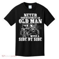 Never Underestimate An Old Man Funny Kids T-Shirt thumb 0