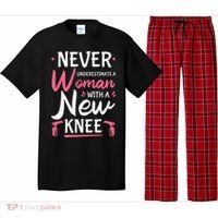 Never Underestimate A Women New Knee Replacement Surgery Pajama Set thumb 0