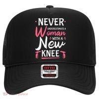 Never Underestimate A Women New Knee Replacement Surgery Hat thumb 0
