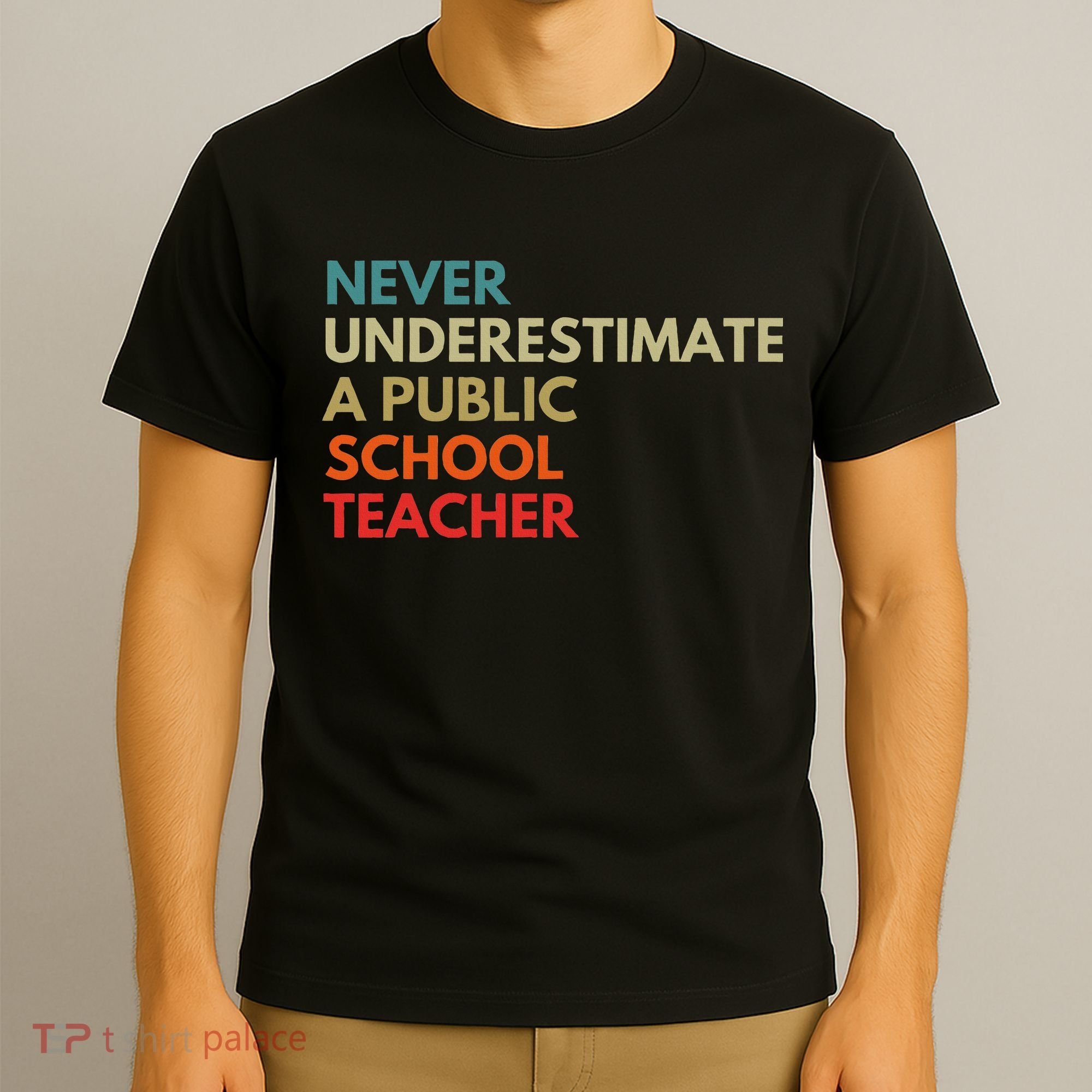 Never Underestimate A Public School Teacher Walz Waltz T-Shirt