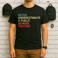 Never Underestimate A Public School Teacher Walz Waltz T-Shirt thumb 6