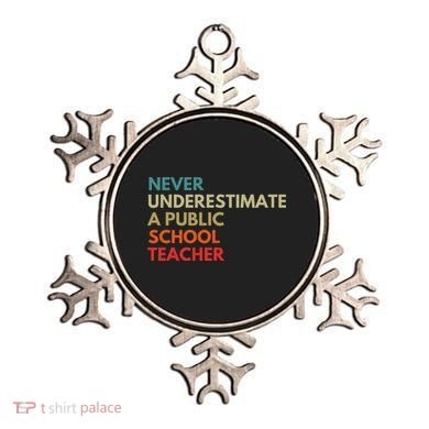 Never Underestimate A Public School Teacher Walz Waltz Ornament