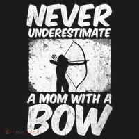 Never Underestimate A Mom With A Bowhunting Arrows Archery Gift Bucket Hat thumb 4