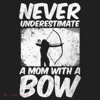 Never Underestimate A Mom With A Bowhunting Arrows Archery Gift Beanie thumb 2