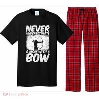 Never Underestimate A Mom With A Bowhunting Arrows Archery Gift Pajama Set thumb 0