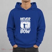 Never Underestimate A Mom With A Bowhunting Arrows Archery Gift Hoodie thumb 0