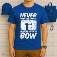 Never Underestimate A Mom With A Bowhunting Arrows Archery Gift T-Shirt thumb 6