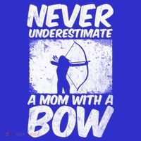 Never Underestimate A Mom With A Bowhunting Arrows Archery Gift T-Shirt thumb 7