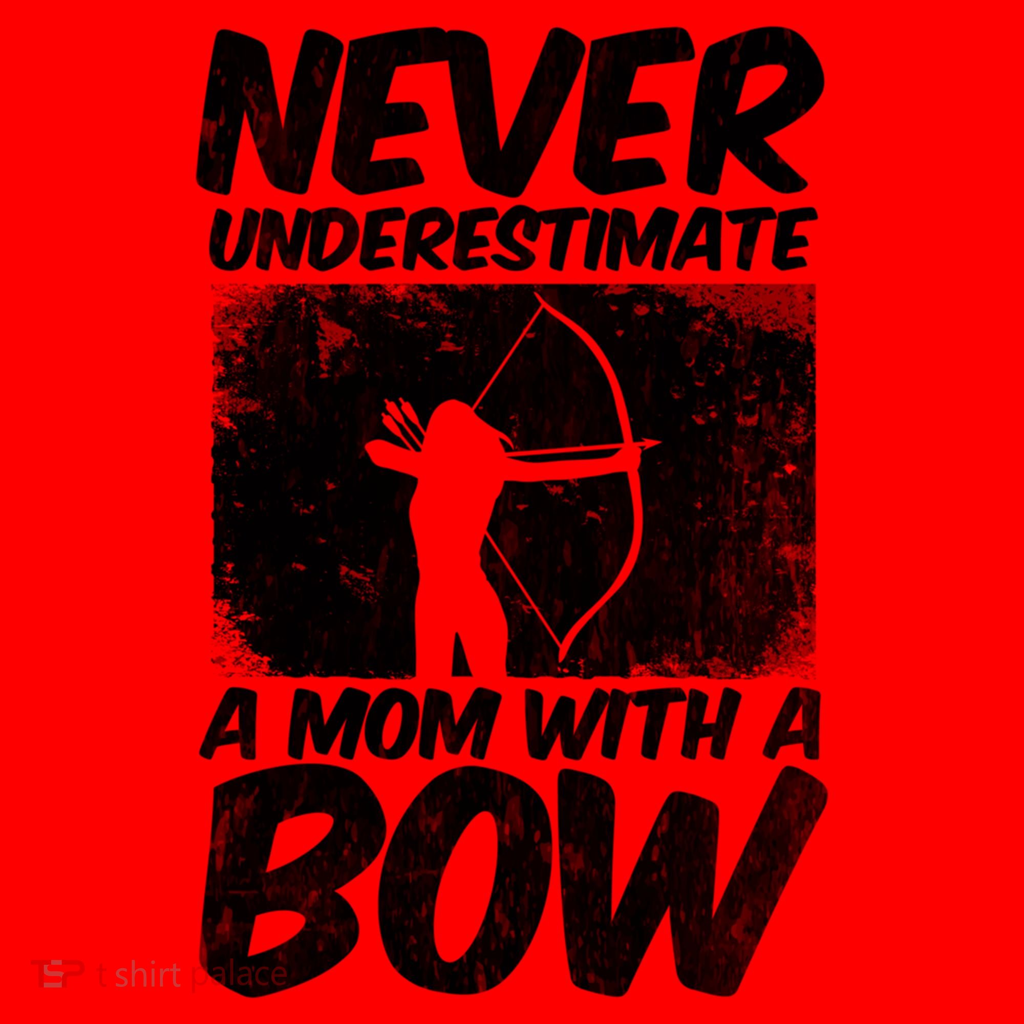 Never Underestimate A Mom With A Bowhunting Arrows Archery Gift Santa Hat