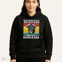 Never Underestimate An Old Man With A Muscle Car Hoodie thumb 5