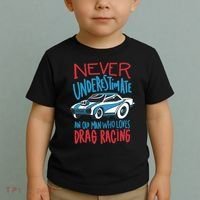 Never Underestimate An Old Man Who Loves Drag Racing Toddler T-Shirt thumb 2