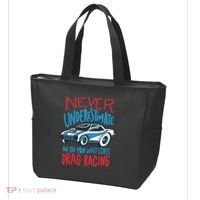 Never Underestimate An Old Man Who Loves Drag Racing Tote Bag thumb 3