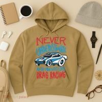 Never Underestimate An Old Man Who Loves Drag Racing Hoodie thumb 3