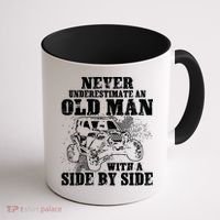 Never Underestimate An Old Man With A Side By Side SXS UTV Coffee Mug thumb 1