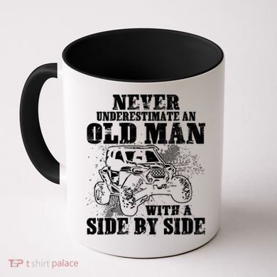 Never Underestimate An Old Man With A Side By Side SXS UTV Coffee Mug