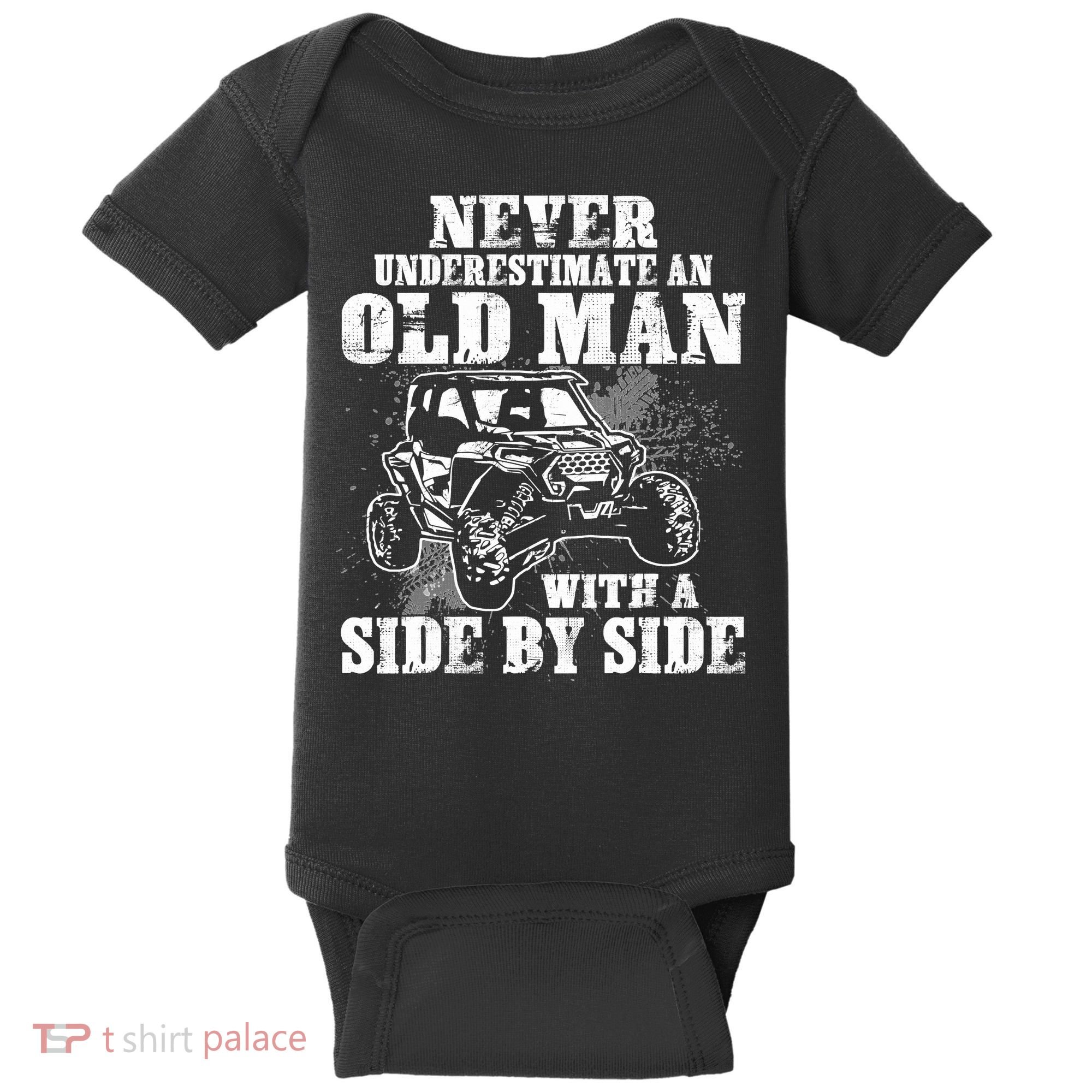 Never Underestimate An Old Man With A Side By Side SXS UTV Baby Bodysuit