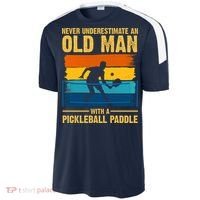 Never Underestimate An Old Man With A Pickleball Paddle Sport-Tek Competitor United Soccer Jersey thumb 2