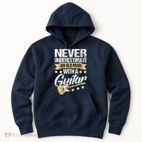 Never Underestimate An Old Man With A Guitar Guitar Hoodie thumb 0