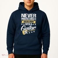 Never Underestimate An Old Man With A Guitar Guitar Hoodie thumb 2