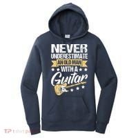 Never Underestimate An Old Man With A Guitar Guitar Women's Hoodie thumb 0