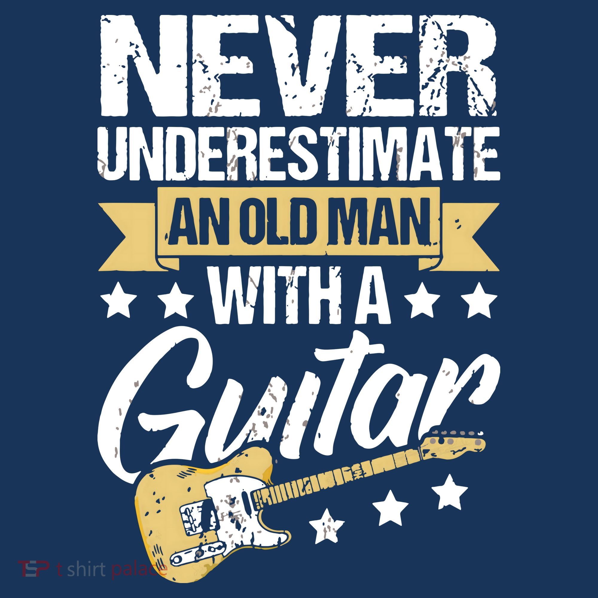 Never Underestimate An Old Man With A Guitar Guitar Women's Hoodie
