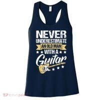 Never Underestimate An Old Man With A Guitar Guitar Women's Tank Top thumb 0