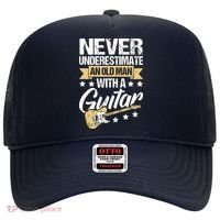 Never Underestimate An Old Man With A Guitar Guitar Hat thumb 0