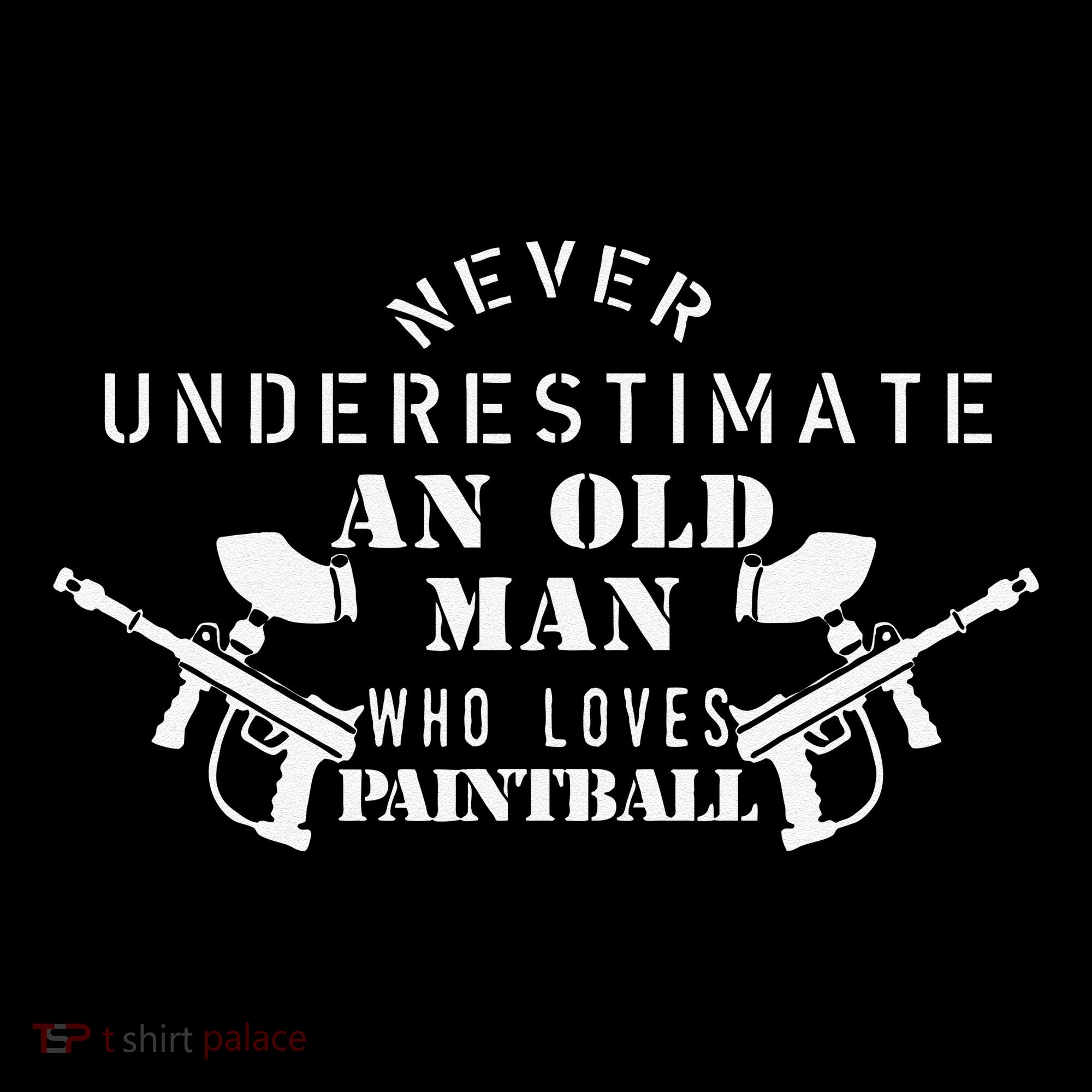 Never Underestimate An Old Man Who Loves Paintball Coffee Mug
