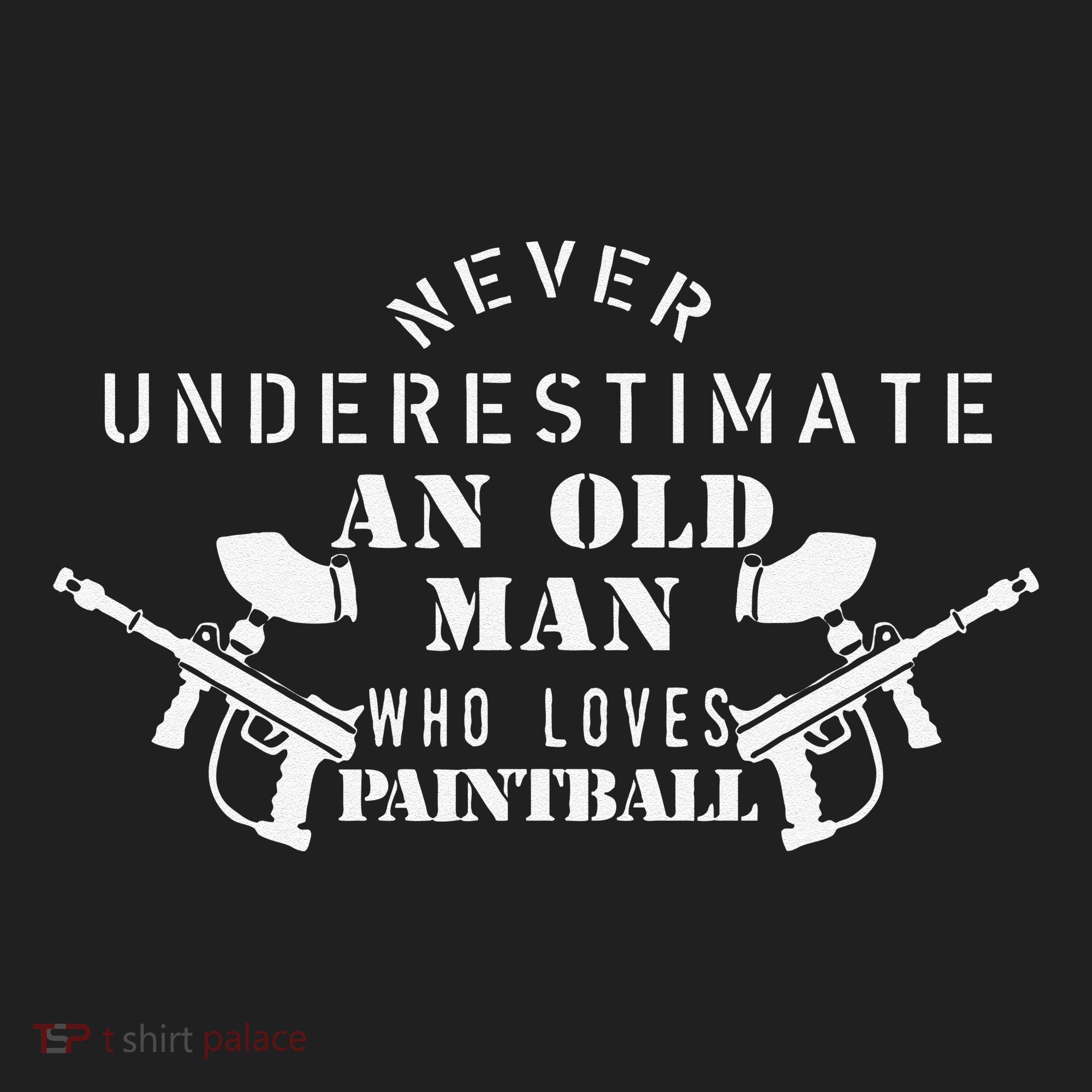 Never Underestimate An Old Man Who Loves Paintball Beanie