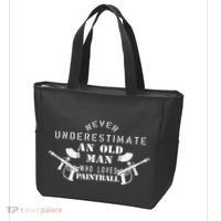Never Underestimate An Old Man Who Loves Paintball Tote Bag thumb 3