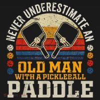 Never Underestimate An Old Man With A Pickleball Doggie Tank thumb 4