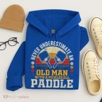 Never Underestimate An Old Man With A Pickleball Hoodie thumb 4