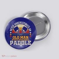 Never Underestimate An Old Man With A Pickleball Button thumb 0
