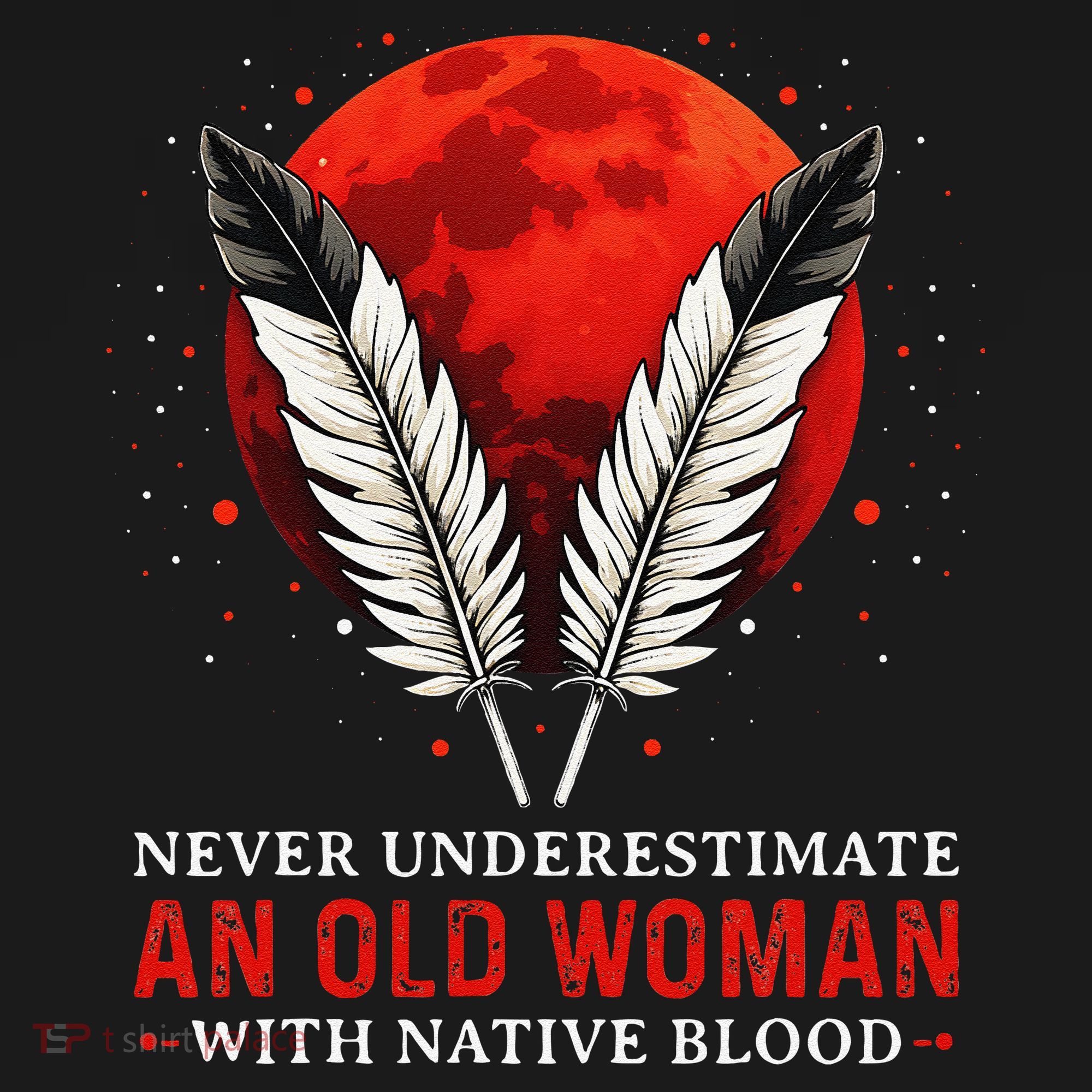 Never Underestimate An Old Woman With Native Blood American Women's Tank Top