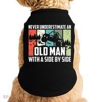 Never Underestimate An Old Man With A Side By Side UTV Doggie Tank thumb 0
