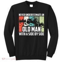 Never Underestimate An Old Man With A Side By Side UTV Sweatshirt thumb 0